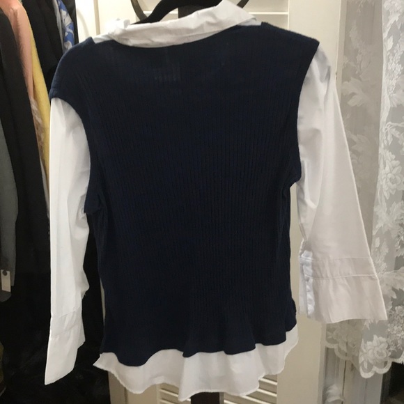 Mock shirt/ sweater combo. 2x. Cotton blend - Picture 4 of 4